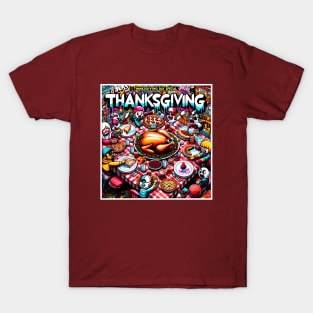 Urban Thanksgiving Feast. T-Shirt